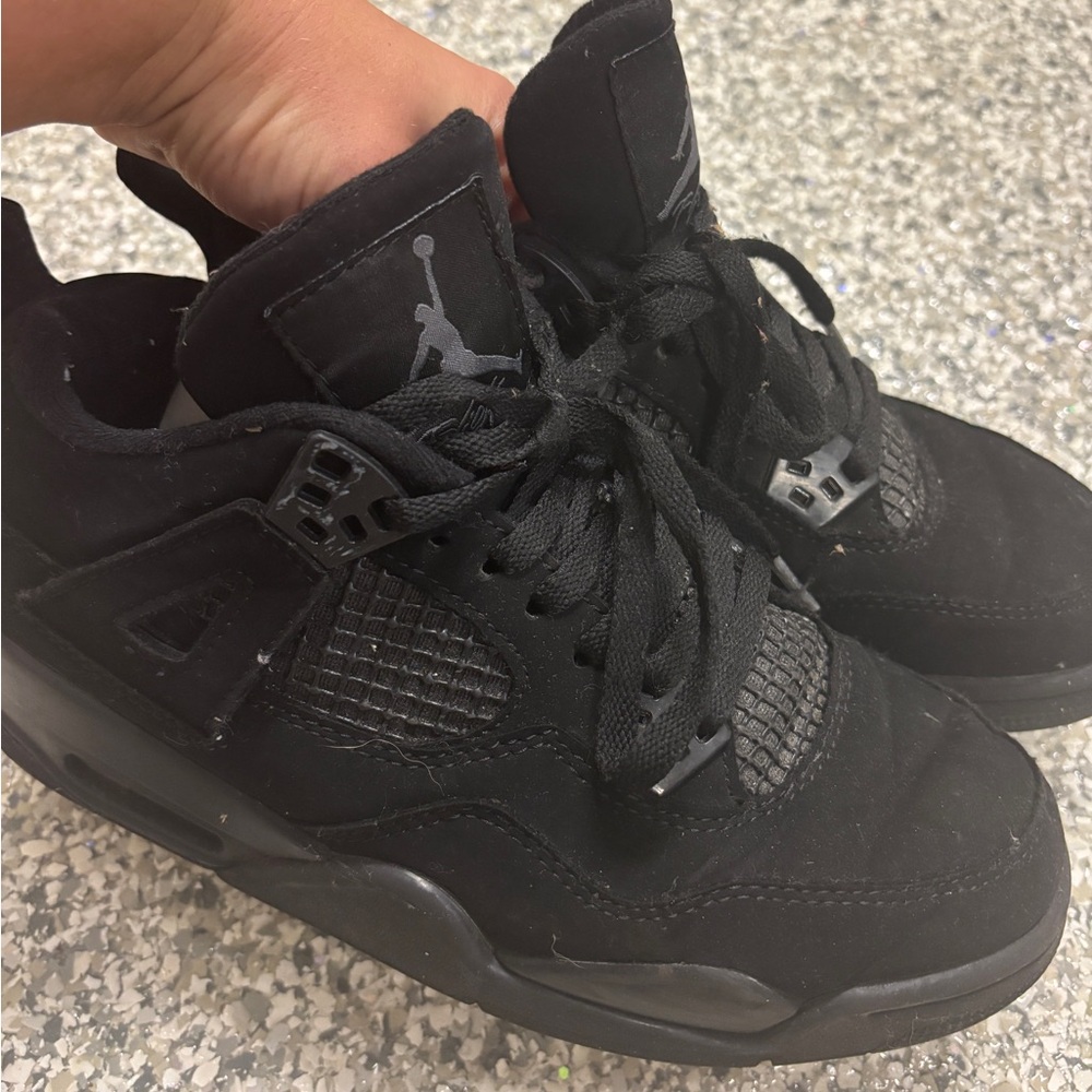 JORDAN 4 BLACK CATS Worn very